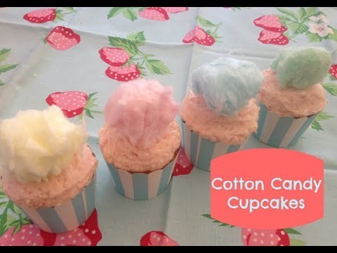 Cotton Candy Cupcakes