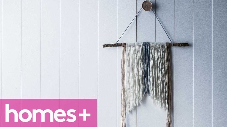 DIY PROJECT: Branch wall hanging - homes+