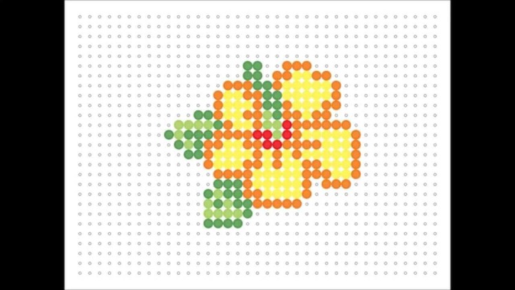 Hama Bead Hibiscus (Nature Series #10)