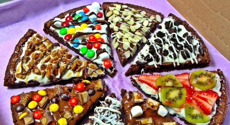 ♥ HOW TO MAKE A BROWNIE PIZZA ♥