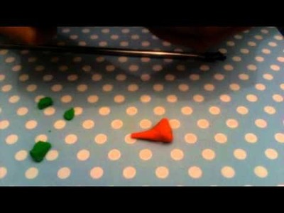 Mini Polymer Clay Carrot