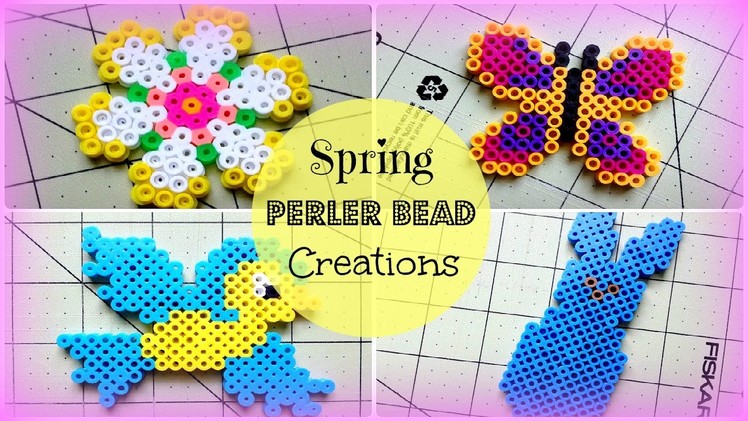 Spring Perler Bead Creations (Collab with SweetCupcakeSprinkles)