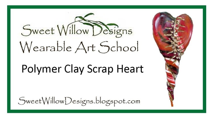 SWD Polymer Clay Tutorial Scrap Heart