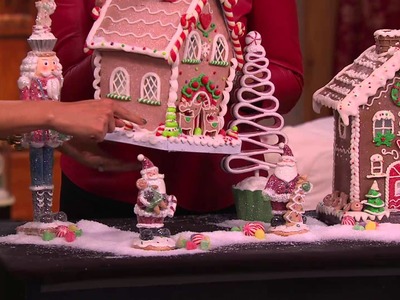 Choice of Illuminated Gingerbread Houses by Valerie with Sandra Bennett