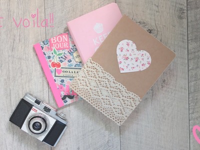 Decorate your notebook ♡ ♡  BACK TO SCHOOL DIY