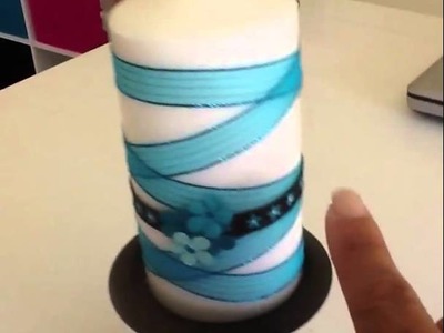 Decorated candles