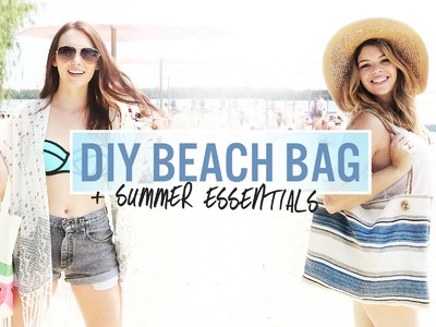 DIY BEACH BAGS + SALT SPRAY | THE SORRY GIRLS