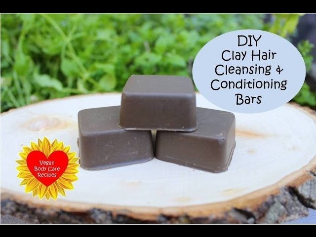 DIY Clay Hair Cleansing & Conditioning Bars
