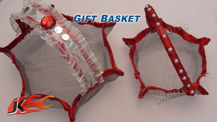 DIY Gift Basket -  How to make - JK Arts 109