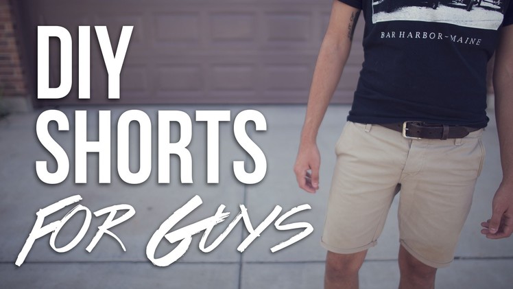 DIY Shorts - How To Make Shorts From Old Pants!