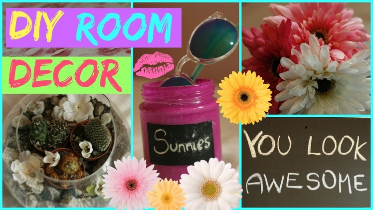 DIY Spring Room Decor for cheap! ♡ Easy & quick ideas!