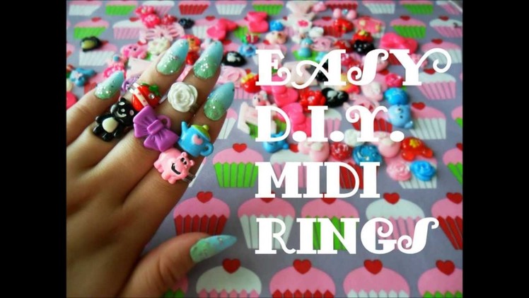 ♥ Easy D.I.Y. Midi Rings♥