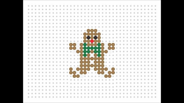 Hama Bead Gingerbread Man (Christmas Series #14)