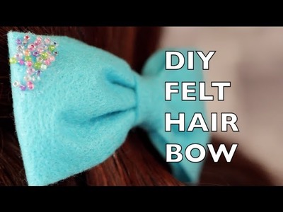 How To Make A Felt Hair Bow