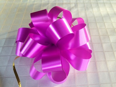 How To Make A Puff Bow - A Tutorial On How To Make A Bow For Flower Bouquets