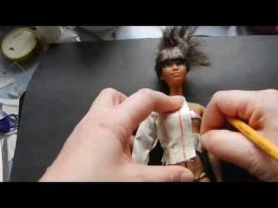 How to make slopers for the fashion doll. Pt3: Sleeves