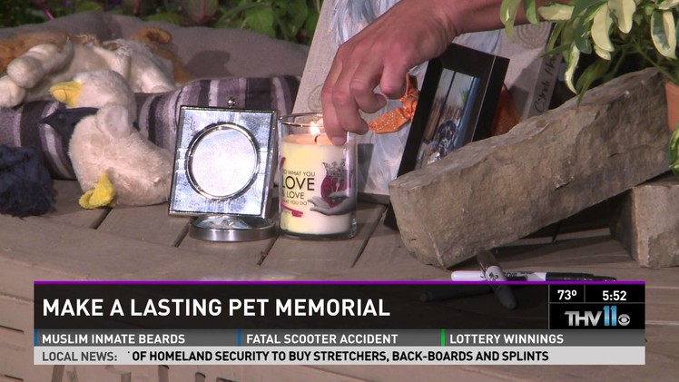 Make a lasting pet memorial