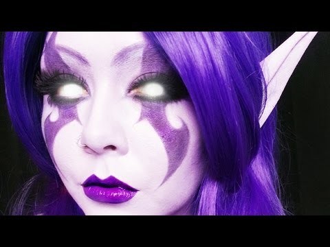 Night Elf (World of Warcraft) Makeup Tutorial (PZC)