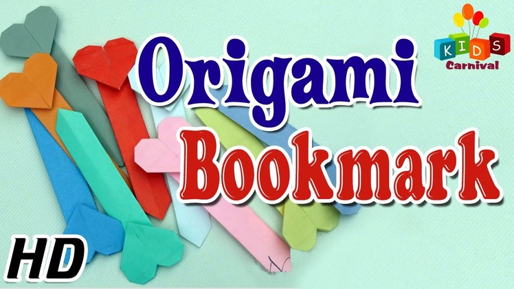 Origami - How To Make BOOKMARK - Simple Tutorial In English