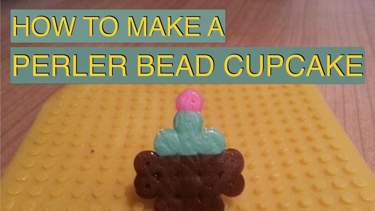 Perler, Pyssla Beads: How To Make A Cupcake - Perler, Pyssla Beads