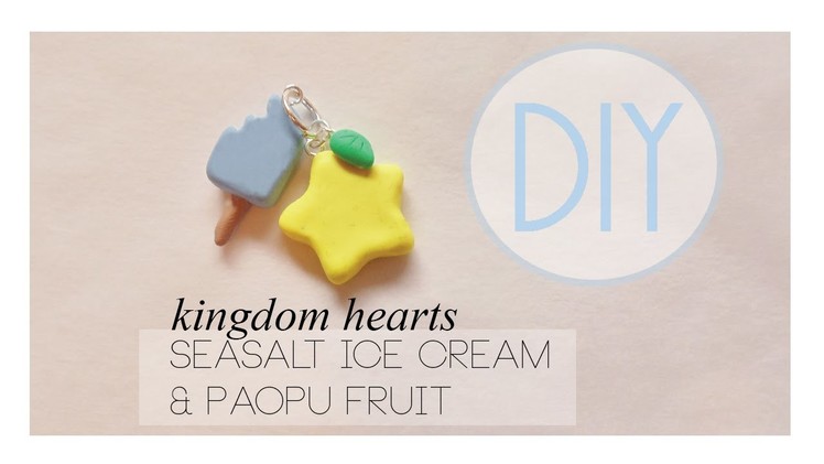Kingdom Hearts Paopu.Ice Cream Polymer Clay