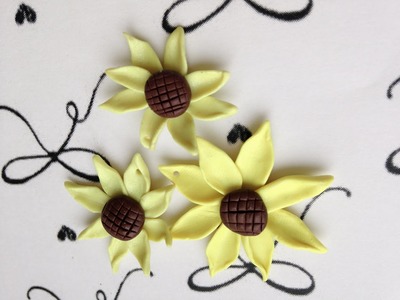 Polymer Clay Sunflowers: Easy