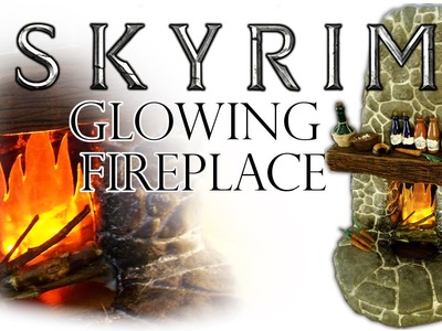Skyrim glowing fireplace (polymer clay)