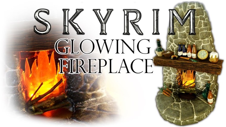 Skyrim glowing fireplace (polymer clay)