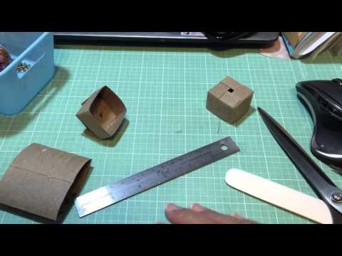 Tutorial for Box made from a Toilet Paper Roll
