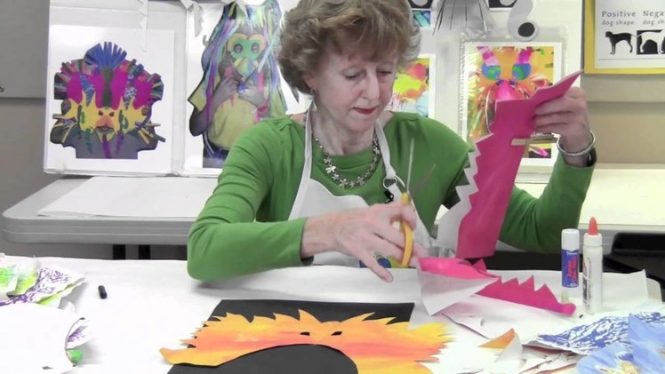 Cut Paper Creations with Annie Painter  Lesson 12 part B