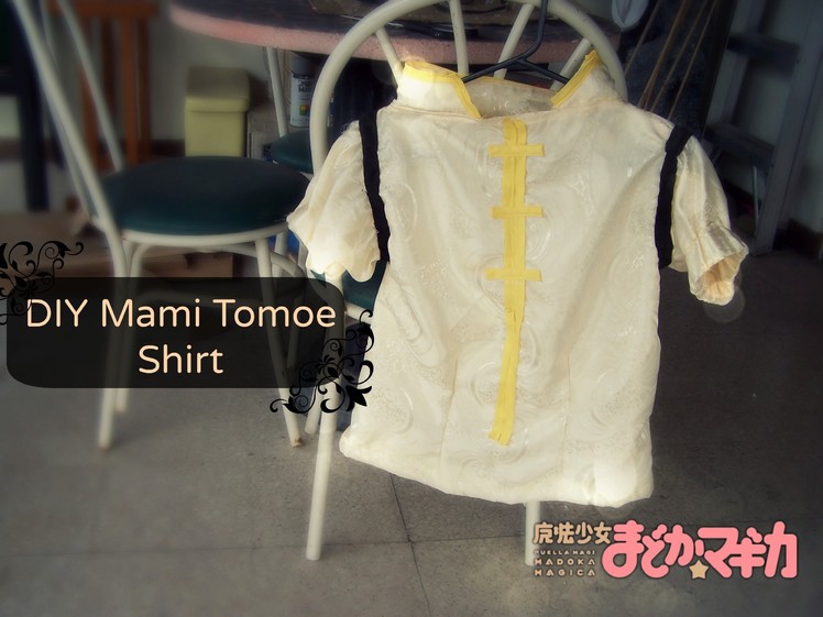 DIY Mami Tomoe Cosplay: Shirt Tutorial