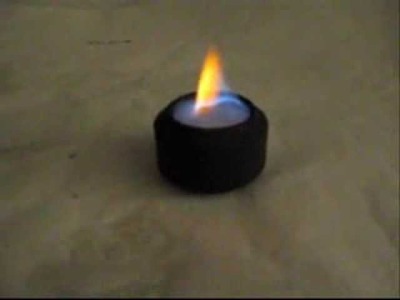 DIY Ultralite Open Flame Alcohol Stove