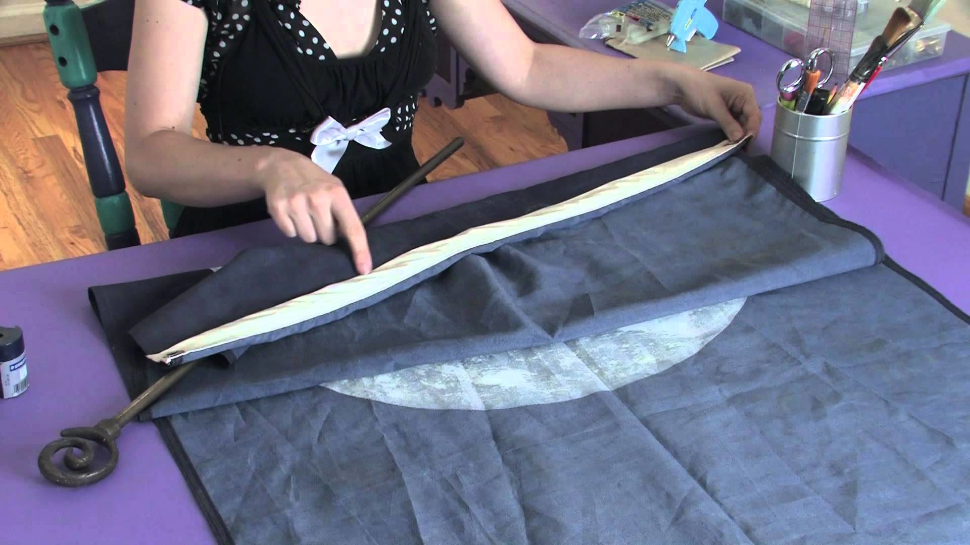 How to Make a Curtain Out of an Old Flag : Being Crafty