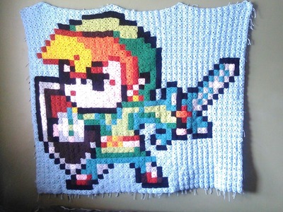 How to make crochet blanket with pixel art (Part 1)