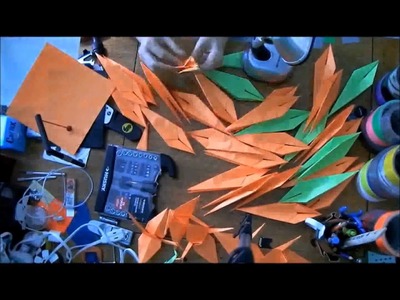 Making 83 Paper Cranes!