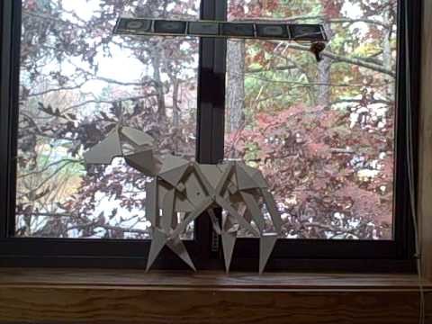 Mick Jones, the solar-powered paper kinetic horse