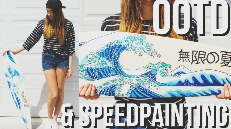 Painting a Longboard + OOTD | ToThe9s