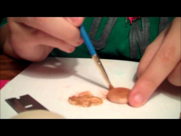 Polymer Clay Burger How to!