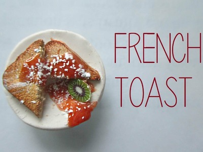 Polymer Clay Mini French Toast Tutorial (Miniature Mondays)