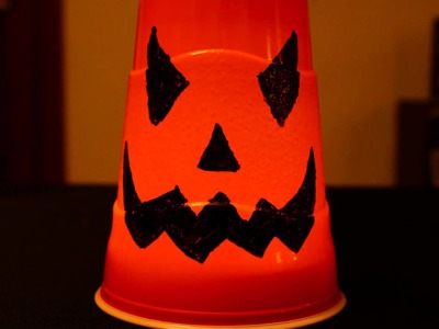 Simple Halloween Decorations: Jack-O’-Lanterns Cups