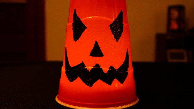 Simple Halloween Decorations: Jack-O’-Lanterns Cups