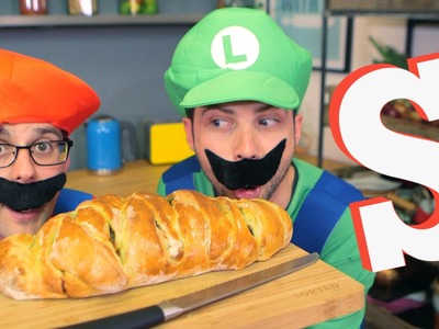 Super Mario Bros Spaghetti Sandwich Recipe
