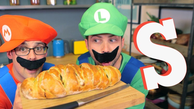 Super Mario Bros Spaghetti Sandwich Recipe