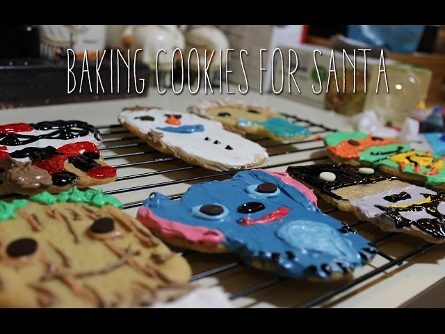 Baking Cookies for Santa - Frozen, TMNT, Batman, Funko Pop