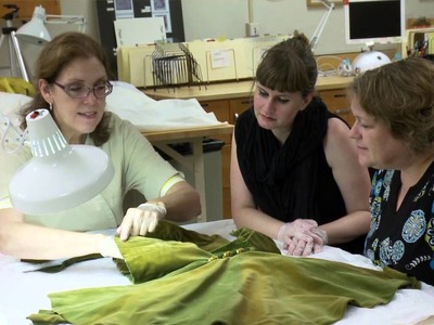Conserving Costumes: Green Curtain Dress