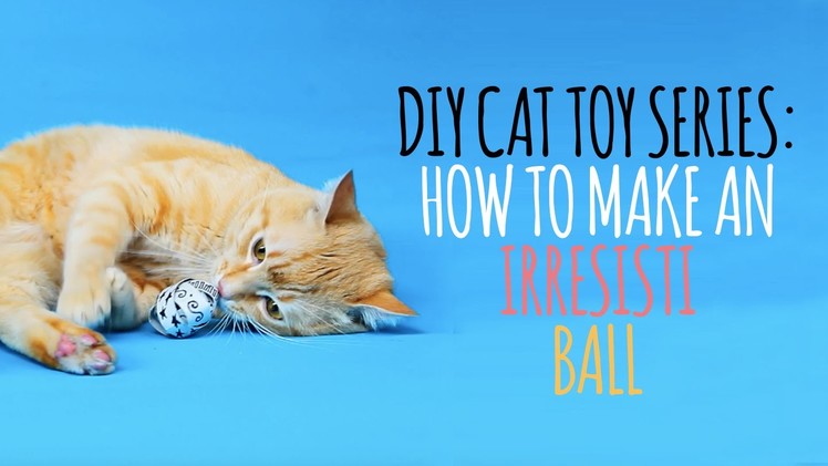 DIY Cat Toys - How to Make an Irresistiball