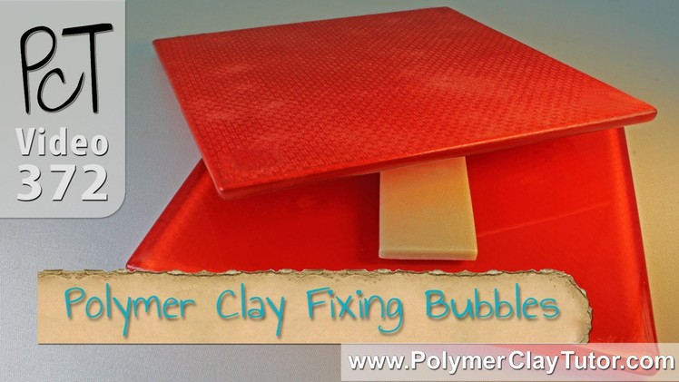 How To Fix Bubbles That Show Up in Flat Polymer (Baked) Pieces