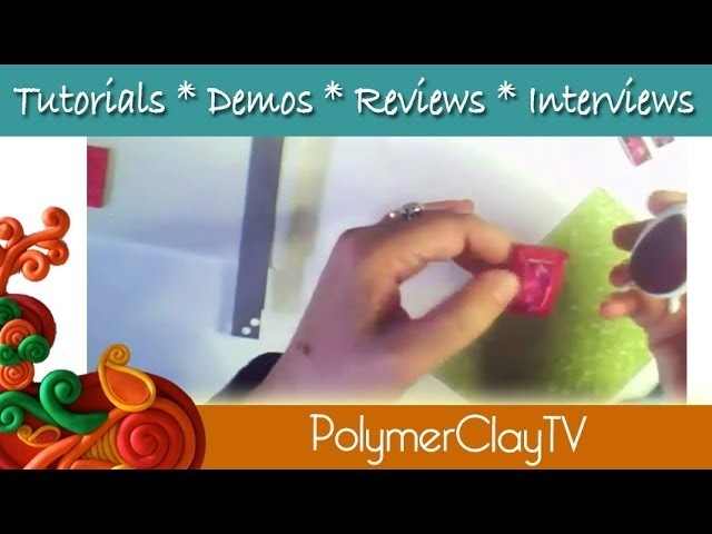 Polymer Clay Tutorial Create Curved Bracelet Links with polymer clay and image transfer