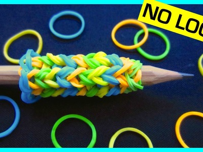 Rainbow Loom Pencil Grip without Loom