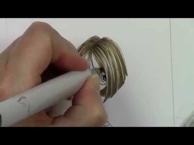 Copic In The Craft Room: Coloring Short Hair
